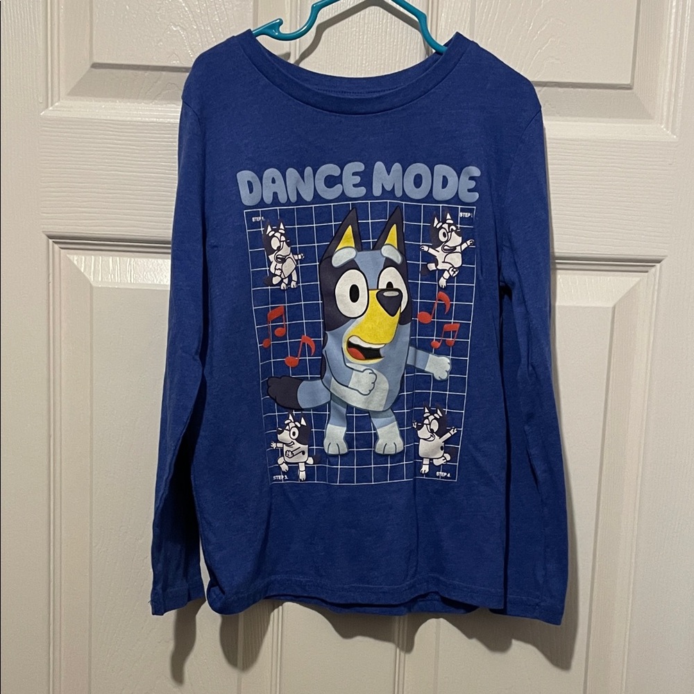 Kids Long Sleeve Shirt - Bluey dance mode!!